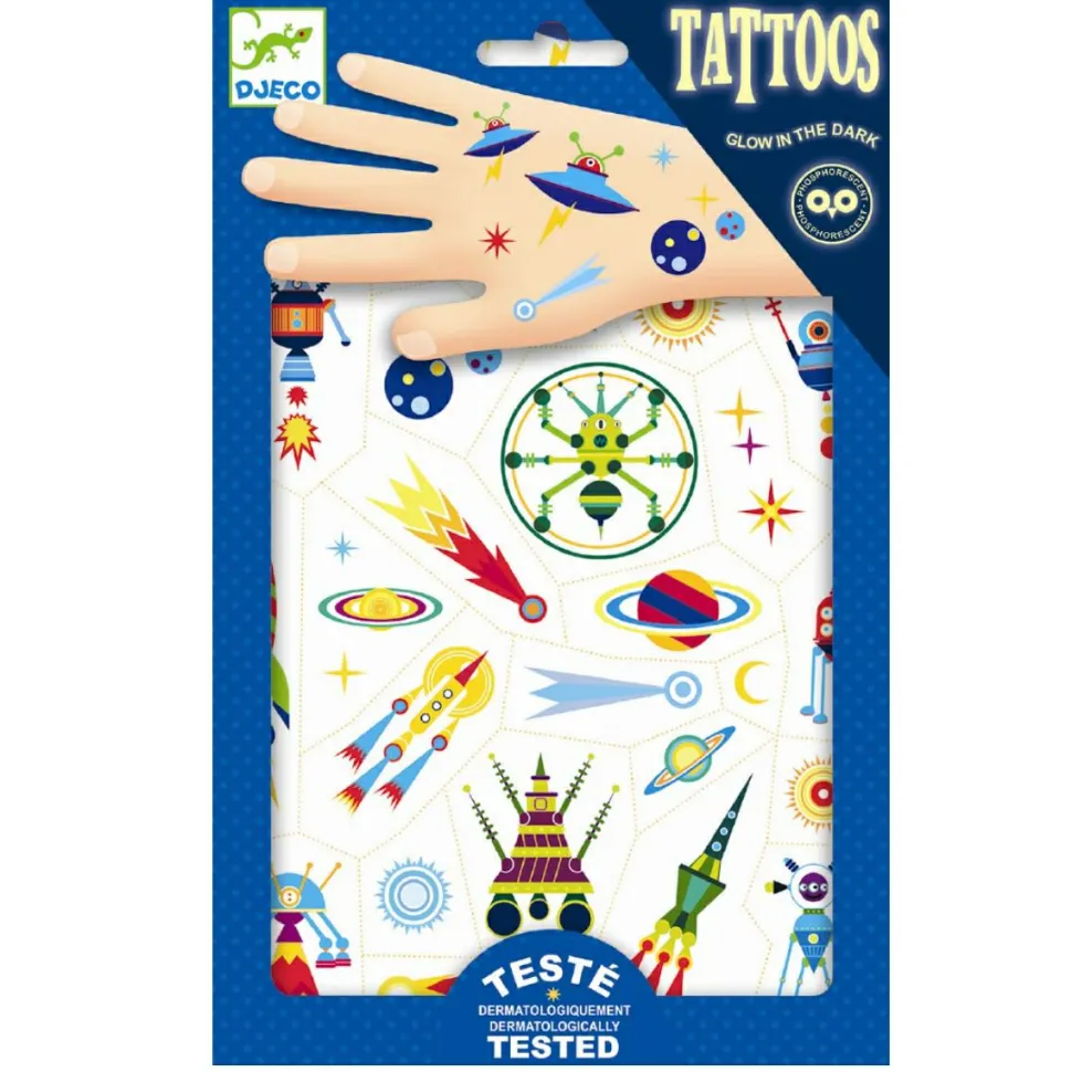 Tatoveringer, Glow-in-the-dark - I rummet