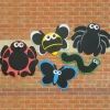 Tavler til udendørs brug - Insekter, 5 stk
