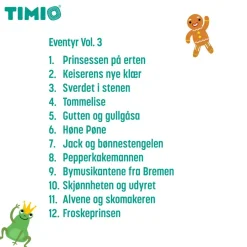 TIMIO tilbehør - Disc sæt 4