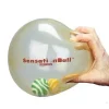 Transparent bold med kugler i