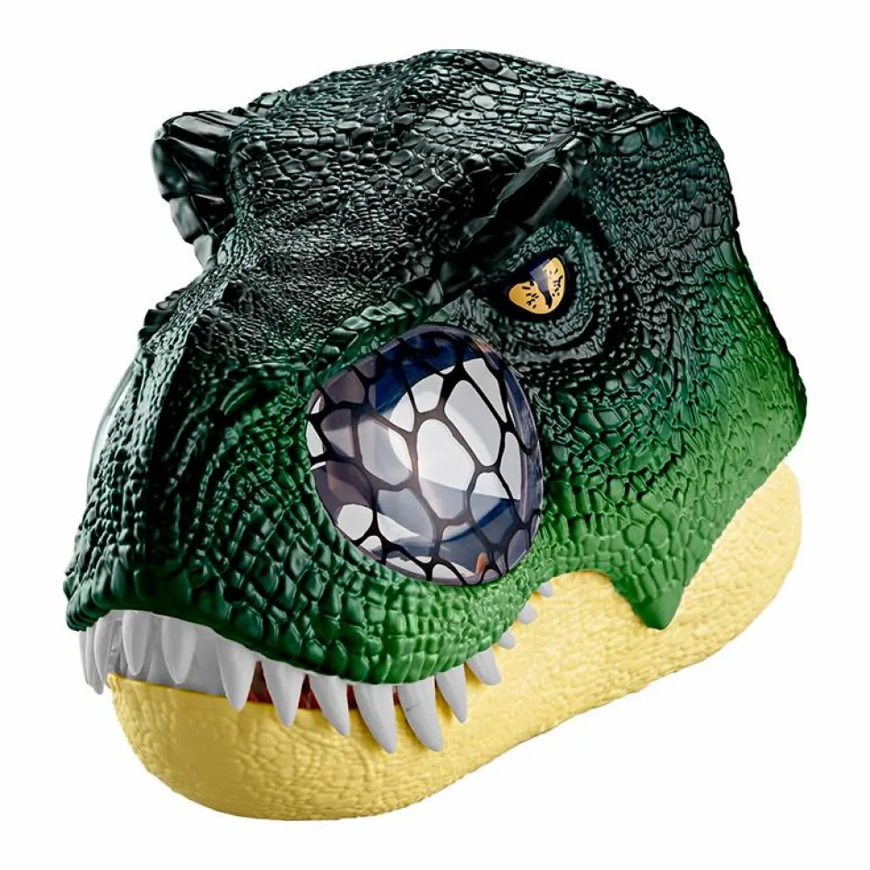T-rex maske med lys og lyd