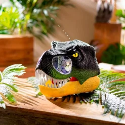T-rex maske med lys og lyd