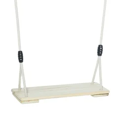 Trægynge 44 x 17,5 cm - 6 meter (beige reb)