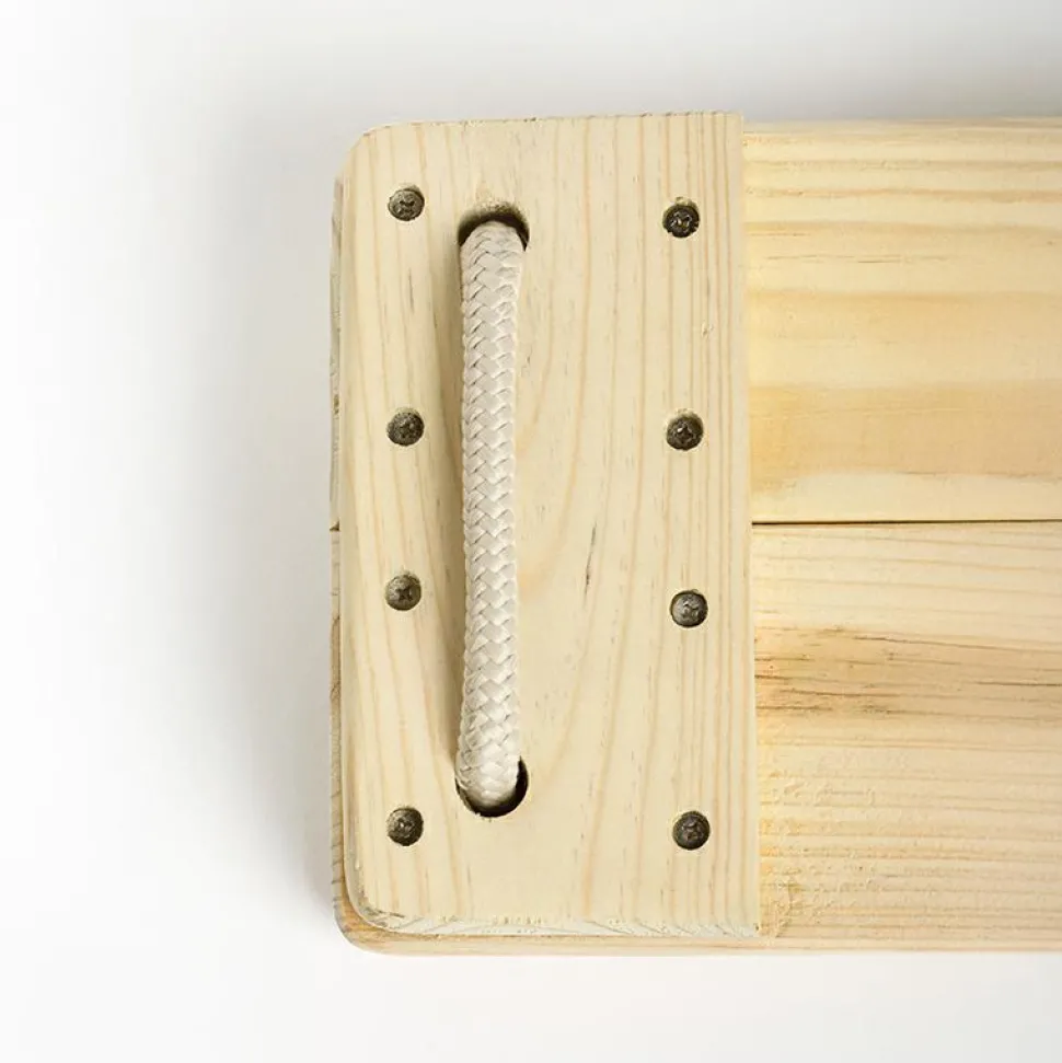 Trægynge 44 x 17,5 cm (beige reb)