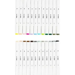 Twin Markers - Natur & pastel, 24 stk
