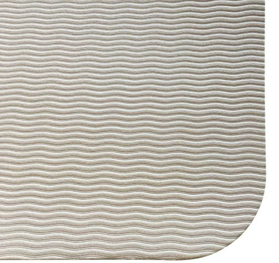 Yogamåtte 183 x 61 cm - Blå/Grå